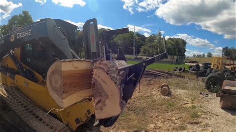 skid steer wood processor canada|skid steer mounted wood processor.